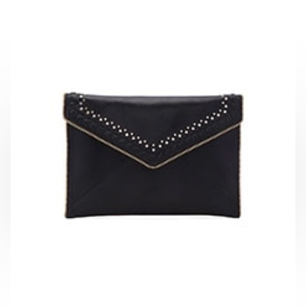 Rebecca Minkoff Leo Clutch in Black